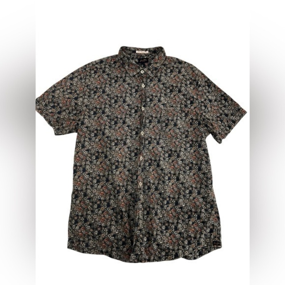 Good Man Brand Short Sleeve Button Down Size Large